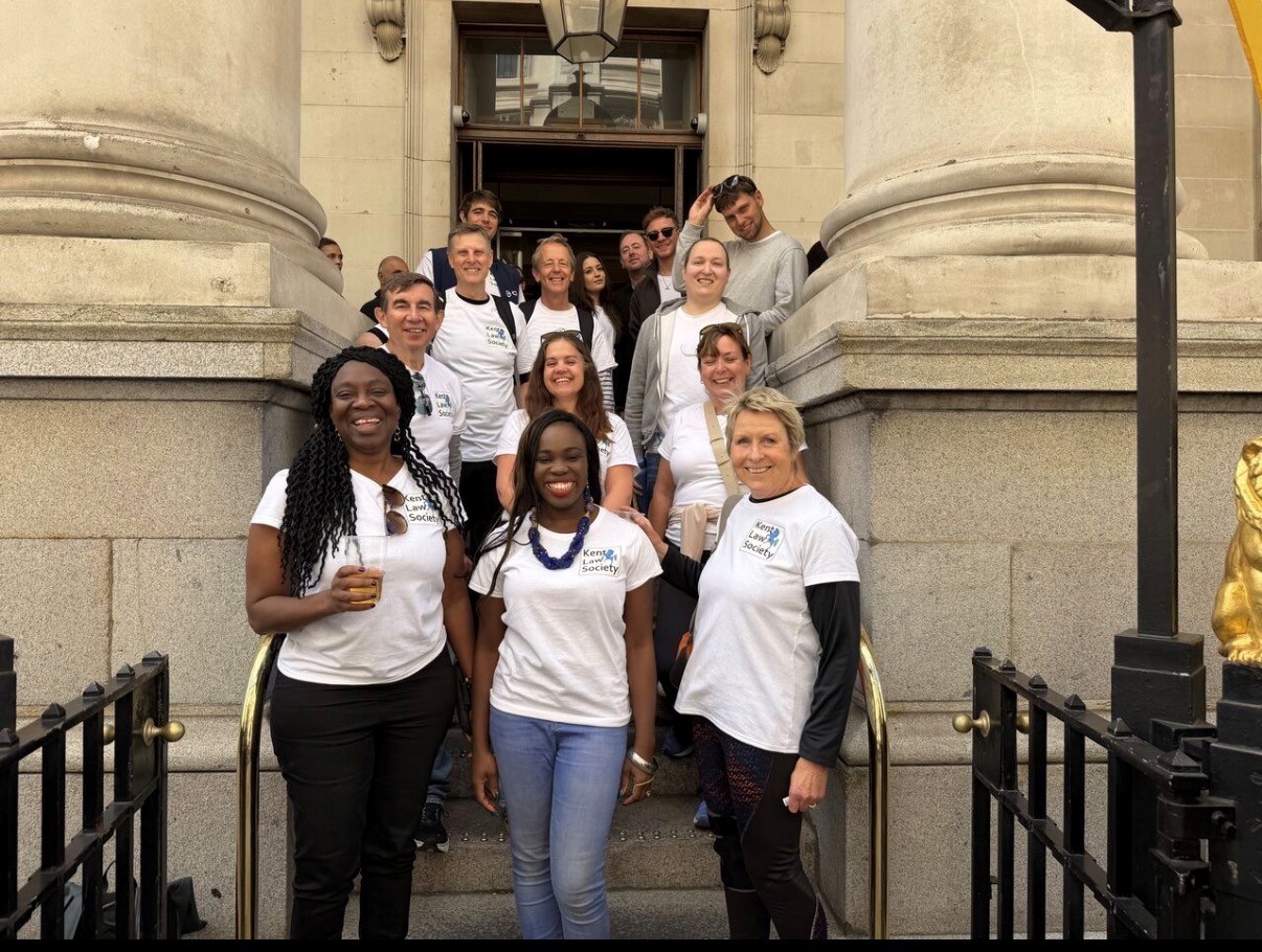 Kent Law Society team preparing for the London Legal Walk